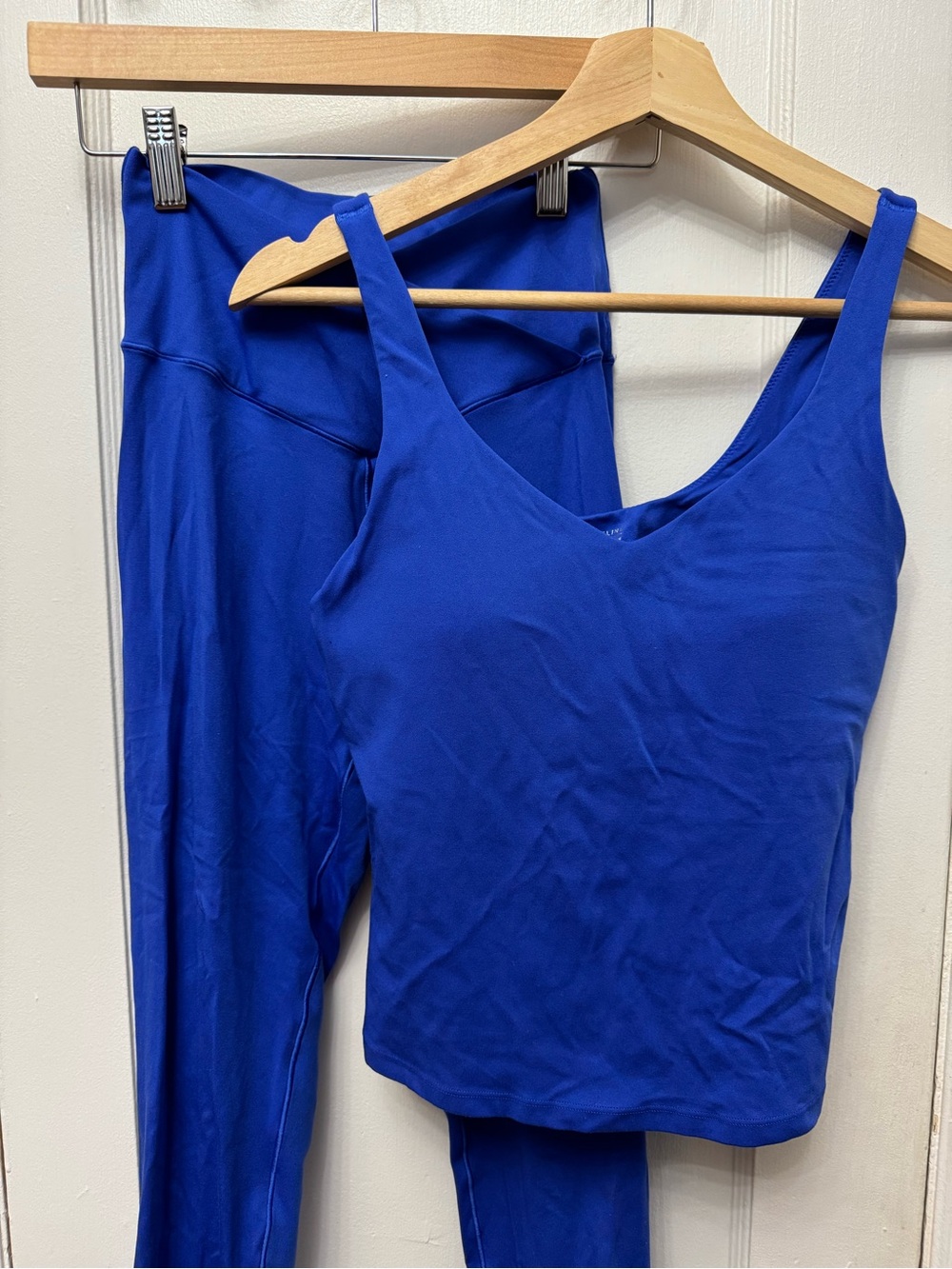 AE Aerie Offline Cobalt Blue Leggings & Active Tank Set